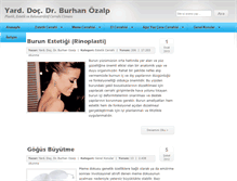 Tablet Screenshot of burhanozalp.com